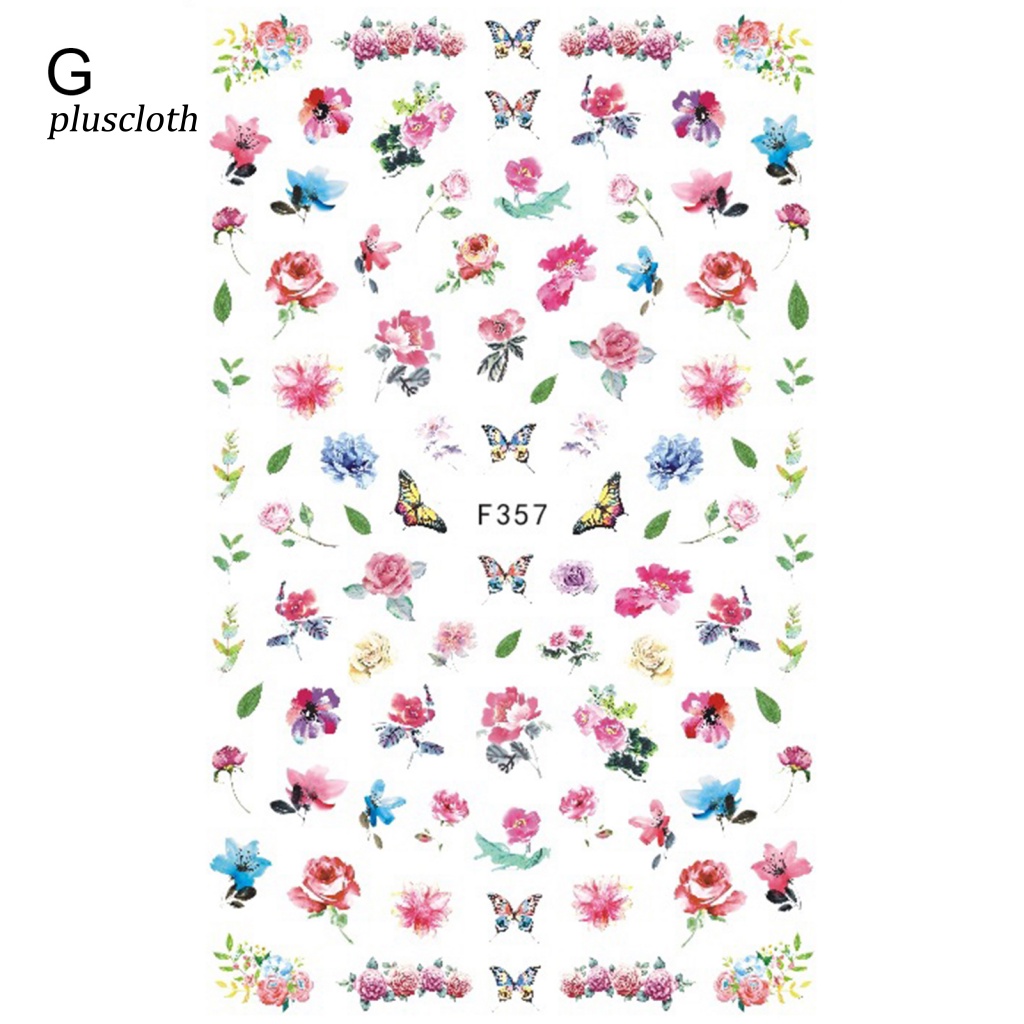 Miếng Dán Trang Trí Móng Tay Thêu Hoa Bằng Giấy Gọn Nhẹ Dễ Sử Dụng Cho Nữ