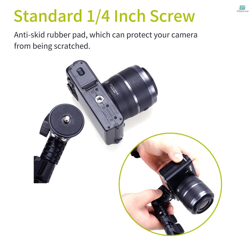 YUNTENG Portable Extendable Selfie Stick Aluminum Alloy Handheld Monopod Pole with 1/4 Inch Screw Phone Holder for Small Digital Camera ILDC Smartphone