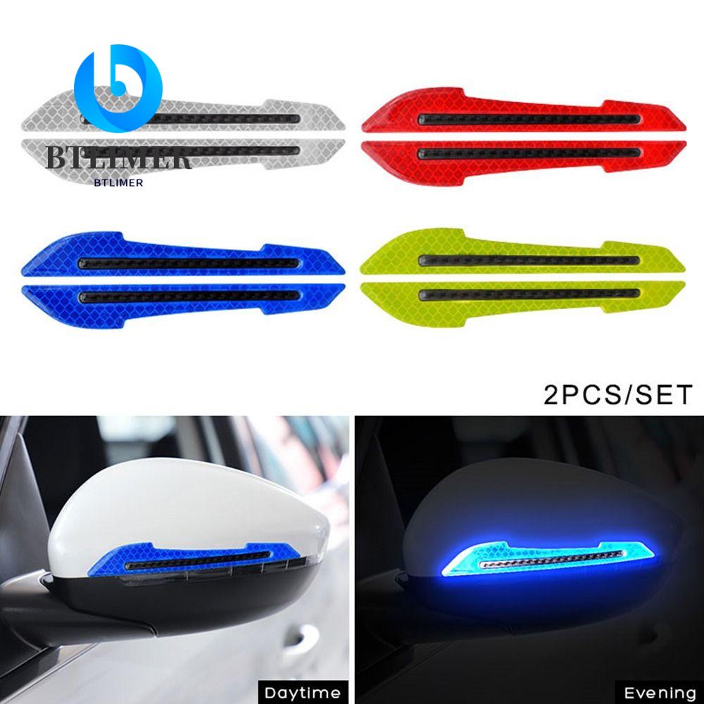 Bộ 8 Miếng Dán Phản Quang Tự Dính Trang Trí Xe Hơi