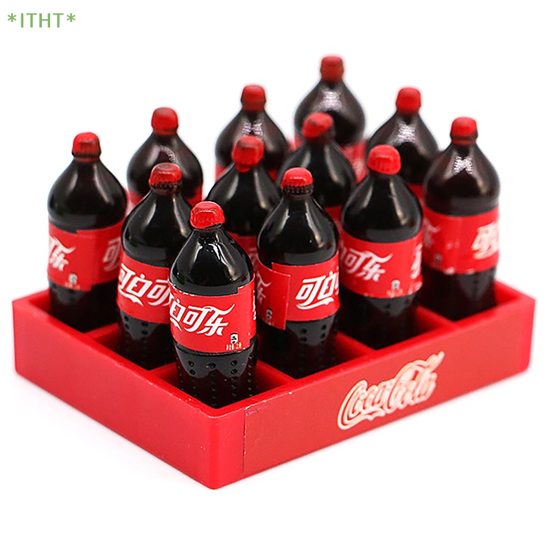 Bộ Khay Đựng Nước Ngọt / Soda Mini Dùng Trang Trí Nhà Búp Bê DIY Mới