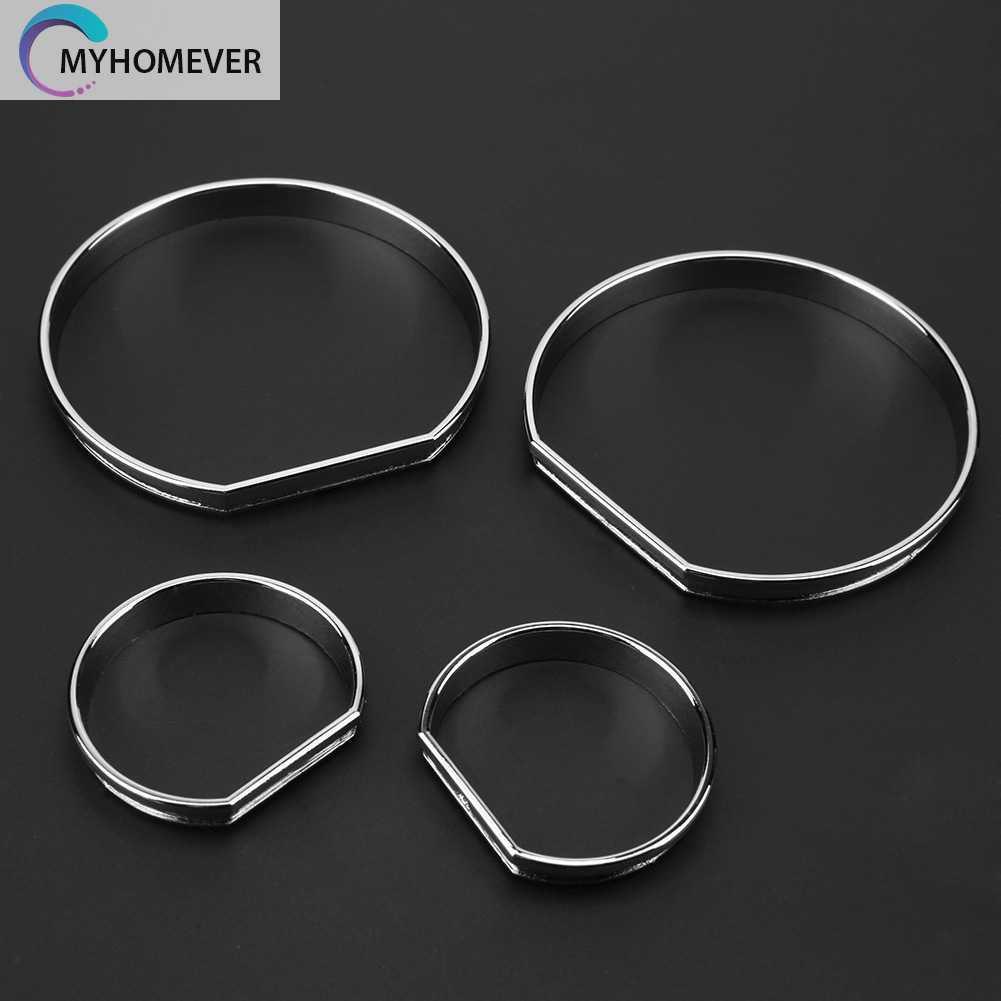 Bộ 4 Khung Trang Trí Bảng Điều Khiển Phía Trước Dành Cho Xe Hơi BMW E46