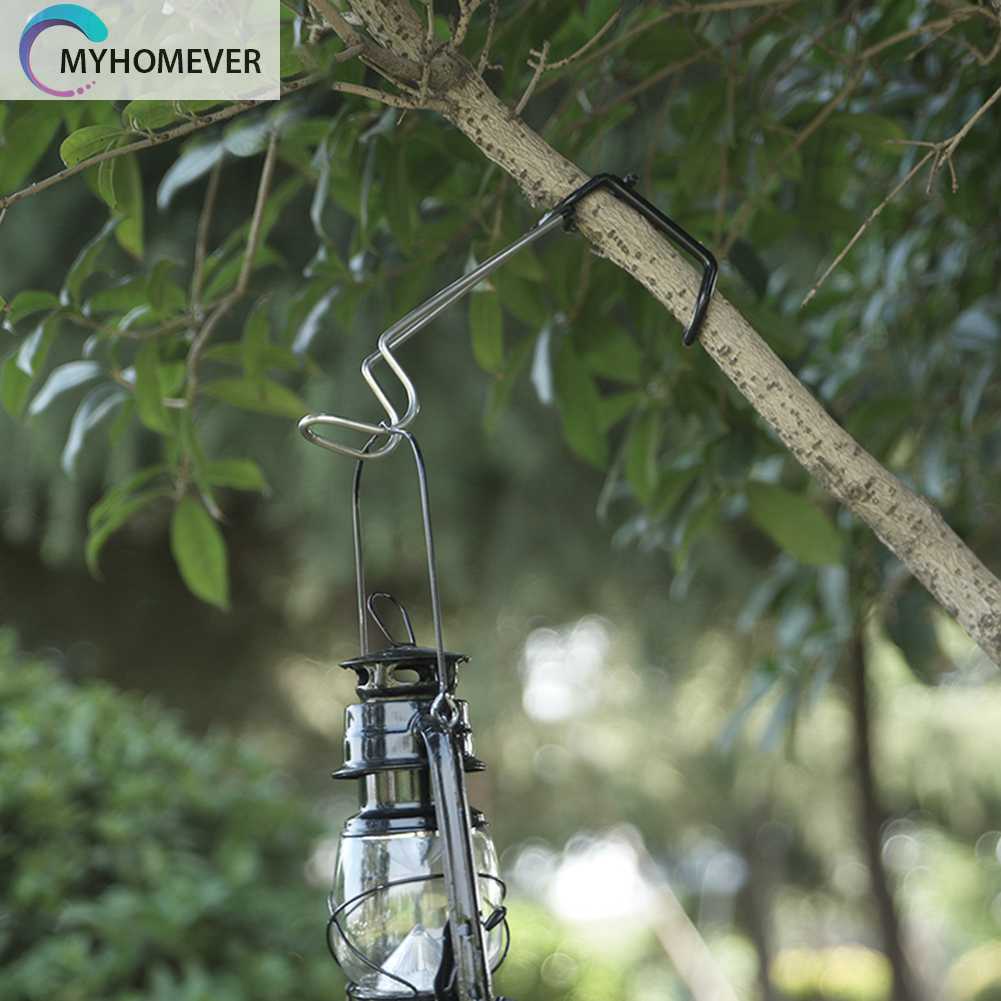 Móc Treo Đèn Cắm Trại Bằng Hợp Kim Nhôm Màu Đen