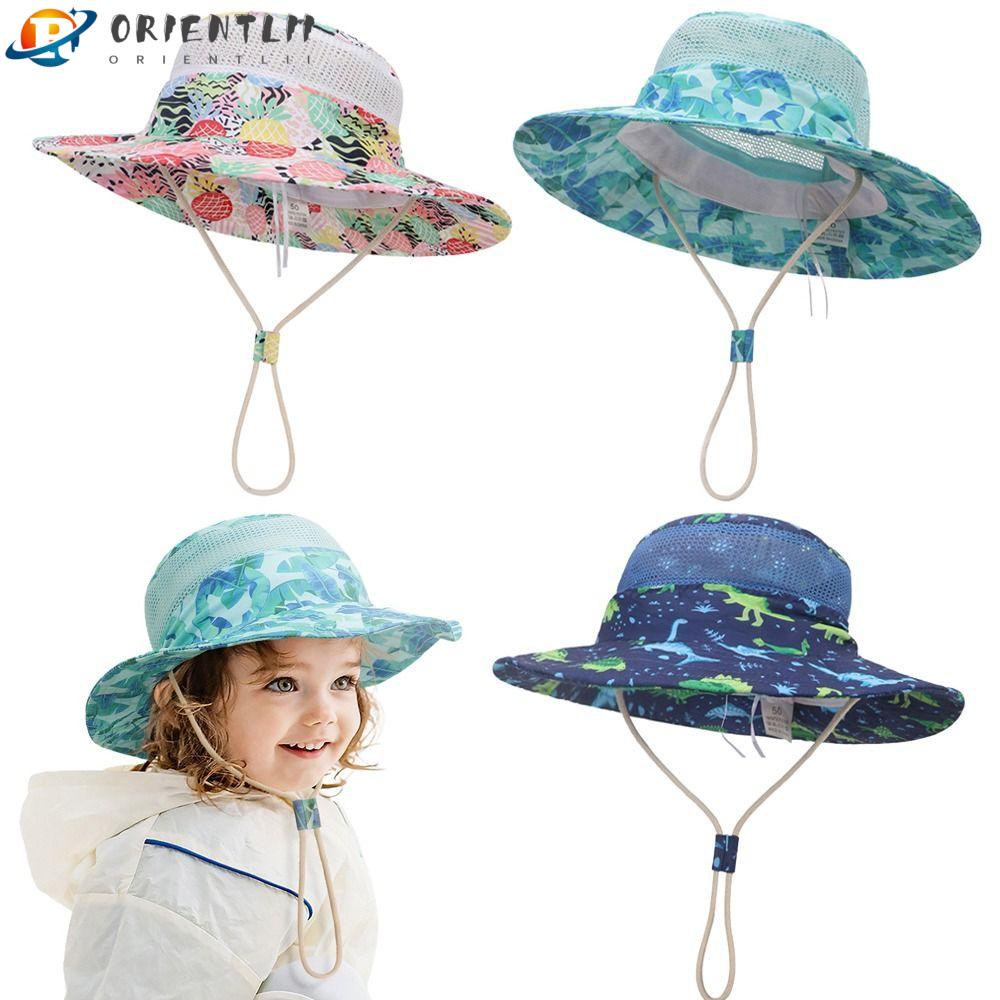 Nón Tai Bèo Vành Rộng Chống Tia UV Thời Trang Xuân Hè Cho Bé