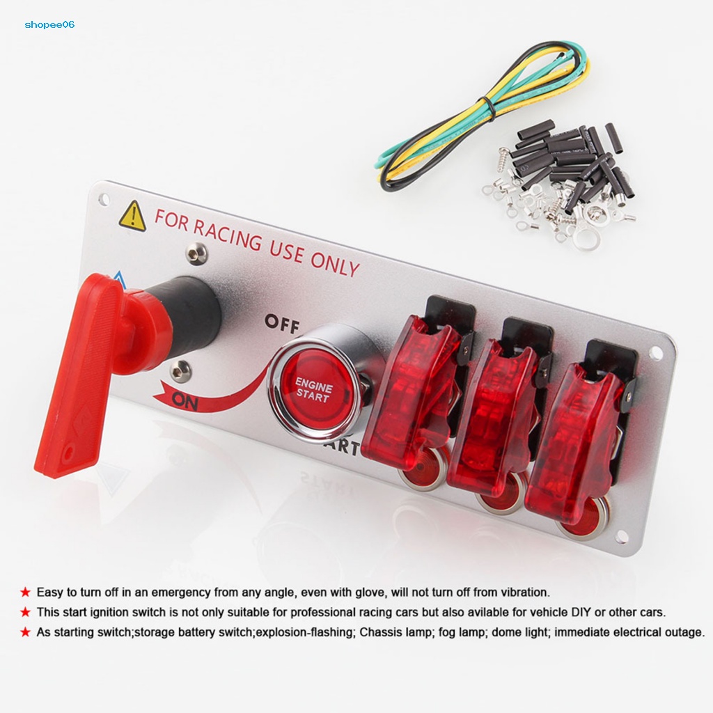 1 Bộ Bảng Công Tắc Khởi Động Xe Hơi Trọng Lượng Nhẹ Hiệu Quả
