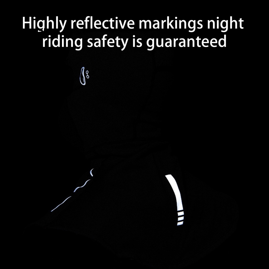 &lt; Mooncake &gt; Mặt Nạ Bảo Vệ Mặt Không Phai Mềm Mại Phản Quang Bảo Vệ Khi Đi Xe Đạp Trượt Tuyết Unisex