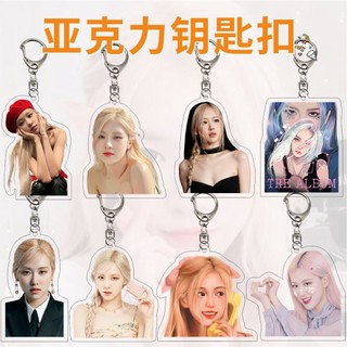 Móc khóa hình hoa hồng blackpink