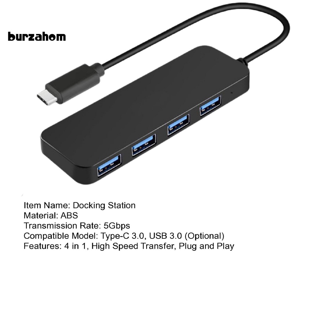 Bộ Chia Cổng USB 3.0 / Type-C 3.0 Đa Năng Cho Laptop