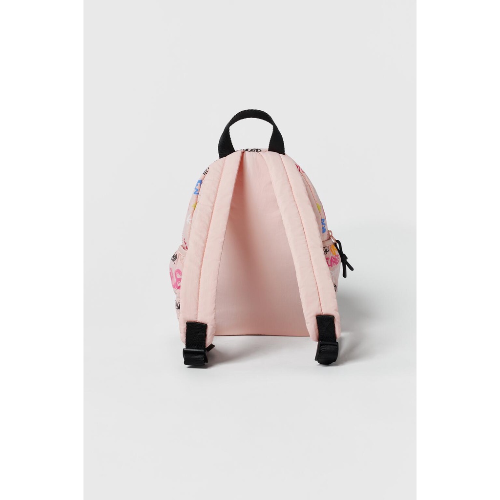 Balo hồng chữ ZARA