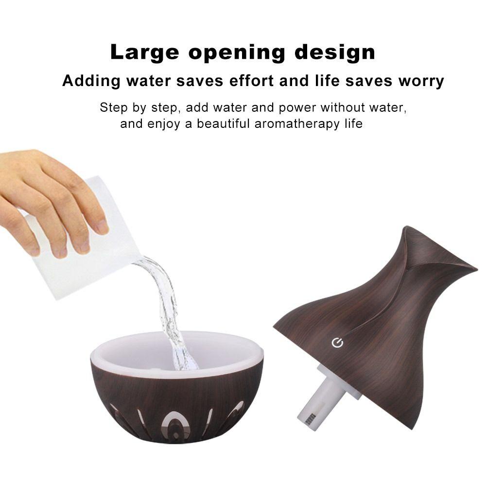 ESPO Máy Phun Sương Tạo Độ Ẩm Có Đèn LED Họa Tiết Vân Gỗ