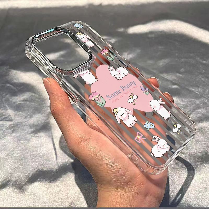 ✅Ốp Điện Thoại Mềm Chống Sốc In Hình Thỏ Hoạt Hình Cho Iphone 14Pro 12In 13 max 8 117 / YBE4