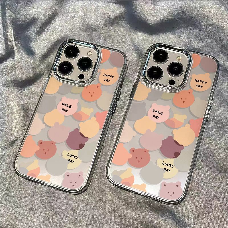 ✅Ốp Điện Thoại Dẻo Họa Tiết Gấu Nhỏ Dễ Thương Chống Sốc Cho Iphone 7 8 max 14Pro13Plus 1211