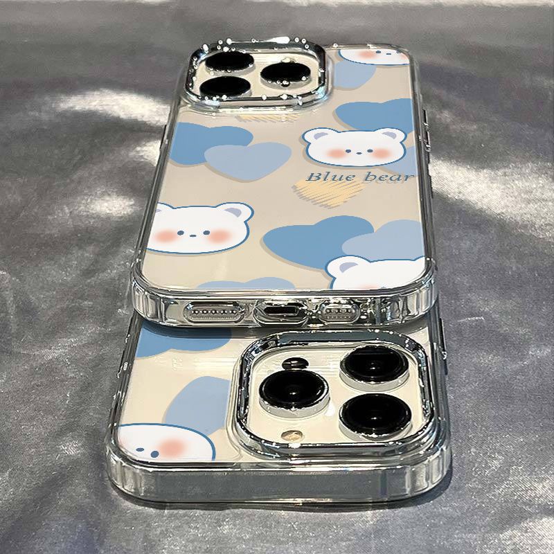 ✅Ốp Điện Thoại Mềm Chống Sốc In Hình Gấu Cho Iphone 11 8 Plus 14 Pro Max 12 713 P6CV