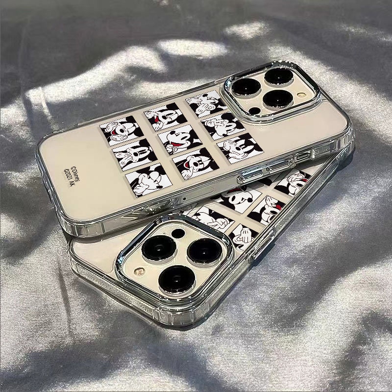 ✅Ốp Điện Thoại Dẻo Họa Tiết Mickey Dễ Thương Chống Sốc Cho Iphone11 14pro max 13 7iPhone128plus / N3LX