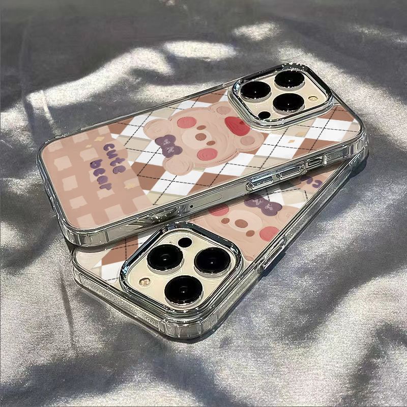 ✅Ốp Điện Thoại Mềm Chống Sốc In Hình Gấu Nhỏ Cho Iphone 14Pro 12 8 max7 1311plus