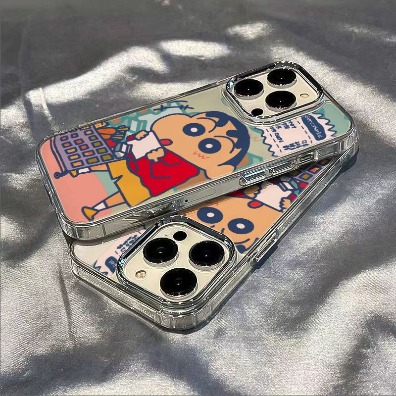 ✅Ốp Điện Thoại Mềm Chống Sốc Hình Shin-Chan MC0D Cho iPhone12xs13 14promaxplus Apple 8 711