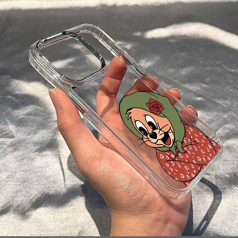 ✅Ốp Điện Thoại Dẻo Họa Tiết Đơn Giản Thời Trang Chống Sốc Cho iPhone12maxxs 7 Jerry 1314pro11 Plus 8