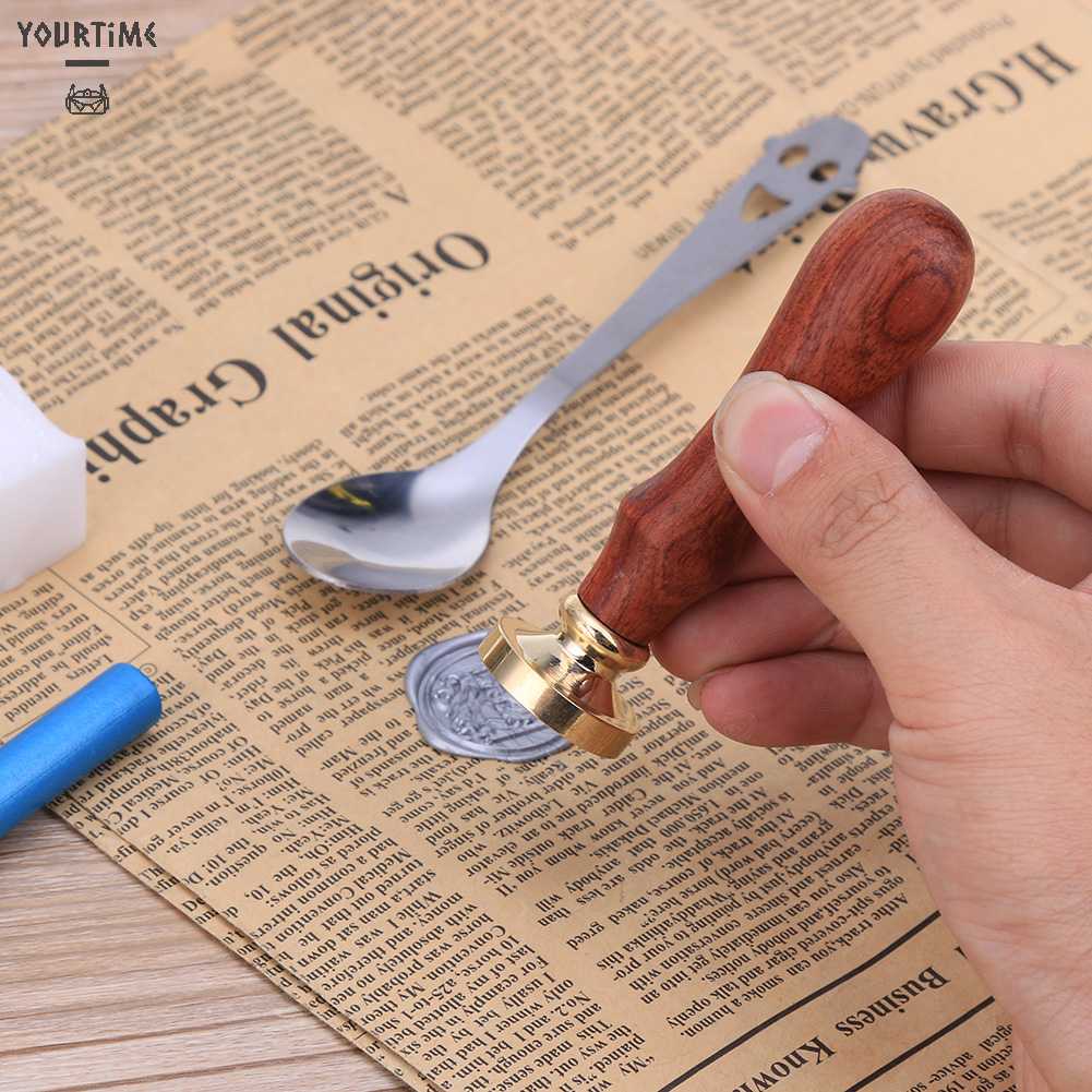 Con Dấu Đóng Sáp Niêm Phong Bì Thư Bằng Đồng Phong Cách Vintage Châu Âu