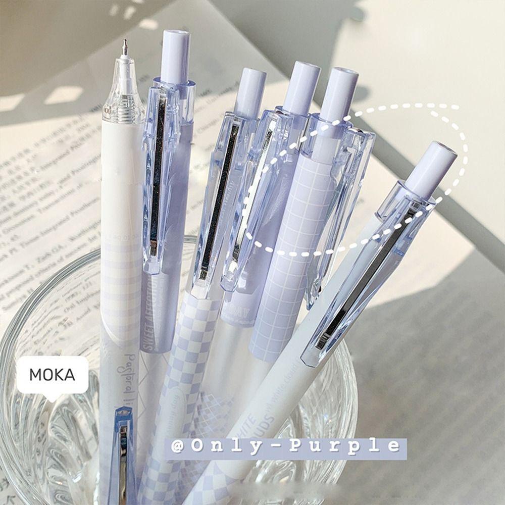 AUGUSTINA Set 6 Bút Bi Mực Đen Siêu Bền Cho Học Sinh