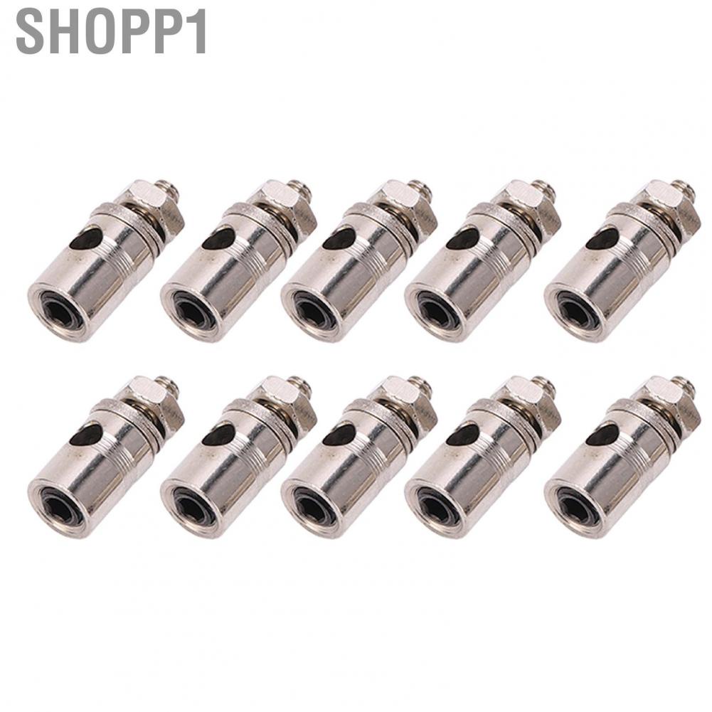 Shopp1 10pcs RC 1.8mm Pushrod Connector Linkage Stoppers For Model Airplane Plane