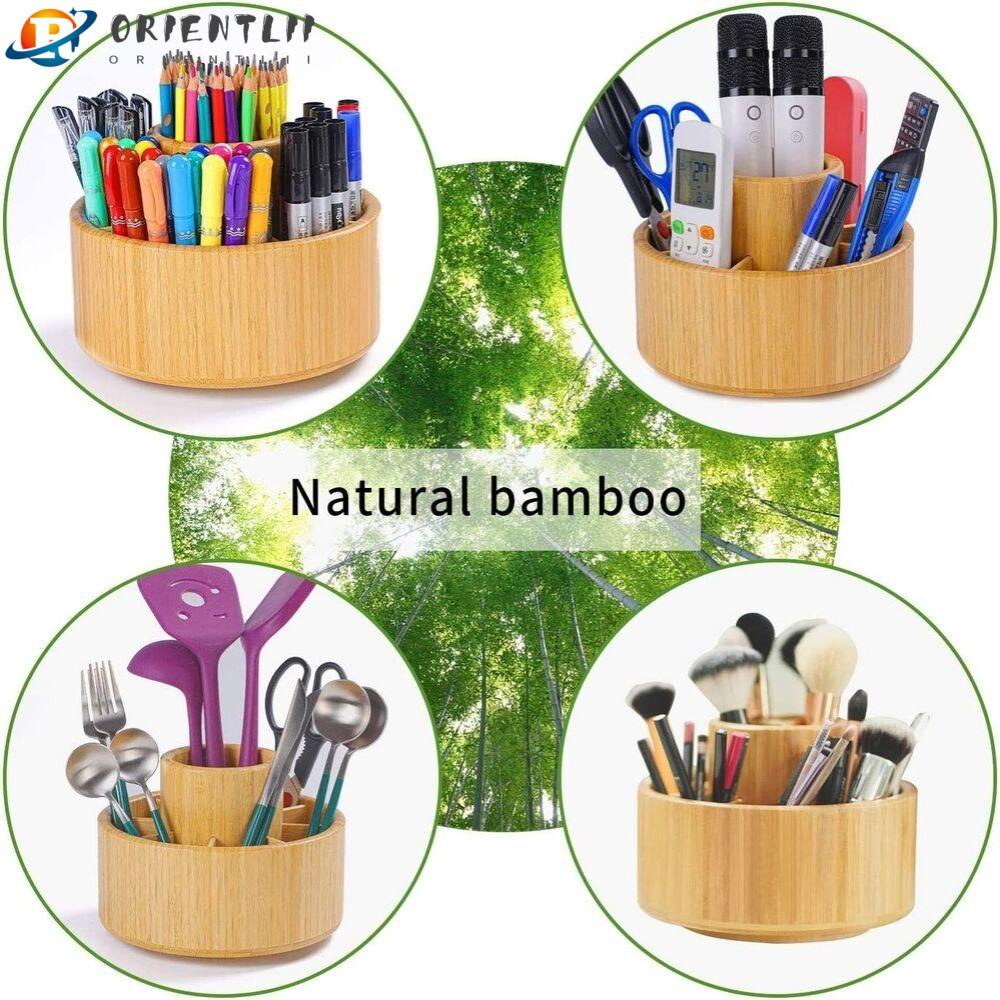 ORIENTLII Giá Đỡ Bút Hình Tròn Thiết Kế Xoay Tiện Dụng Cho Nhà Bếp