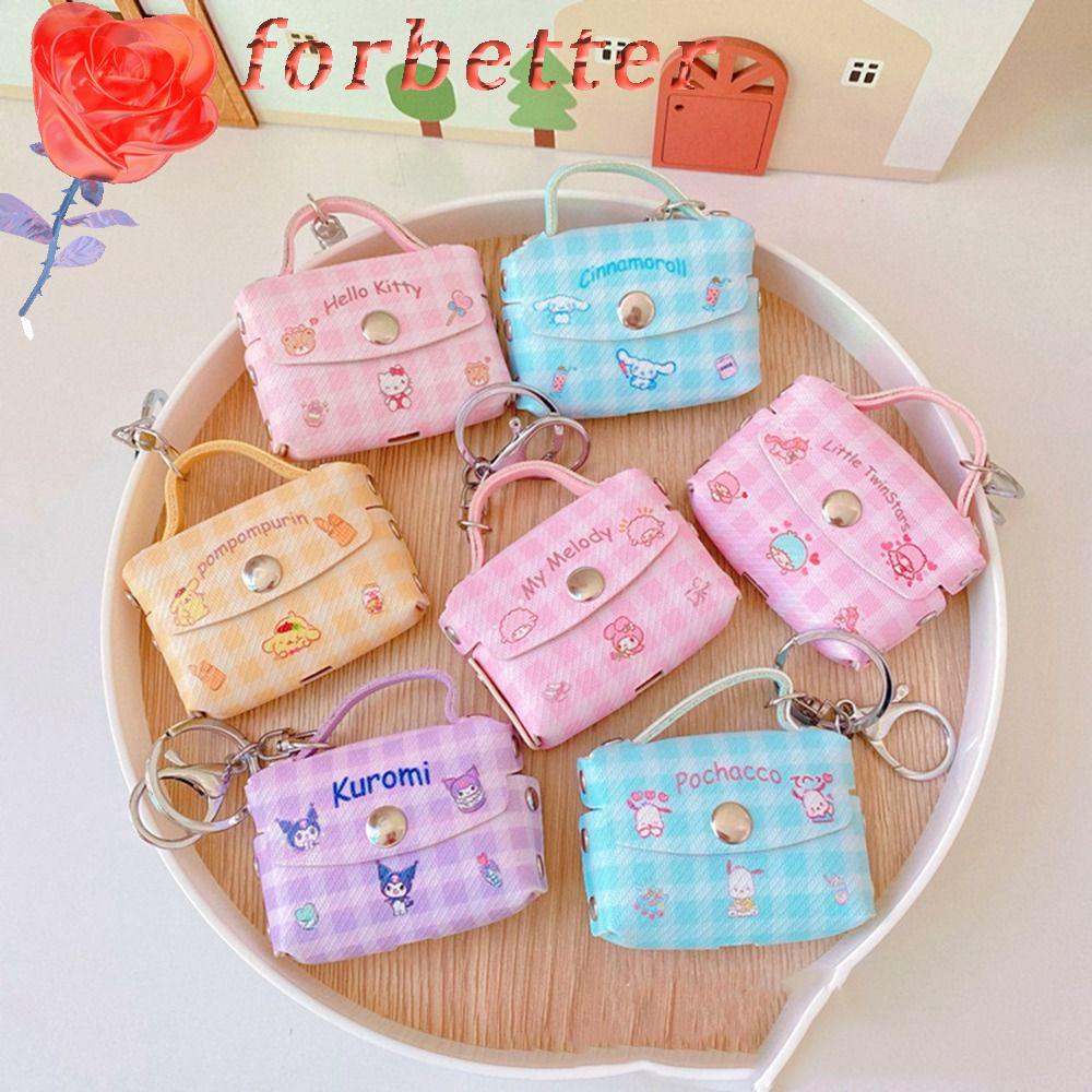 Túi Đựng Tai Nghe / Tiền Xu Họa Tiết Kuromi Dễ Thương Cho Nữ