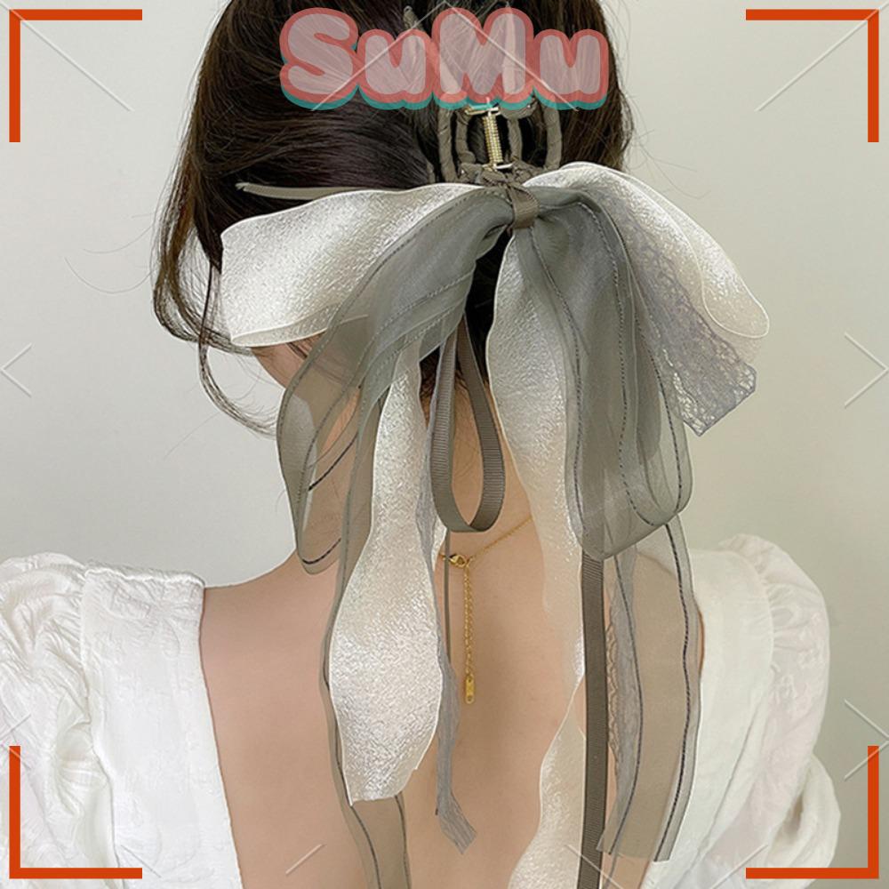 SUMU Kẹp Tóc Phối Ren Xinh Xắn Chất Lượng Dành Cho Nữ