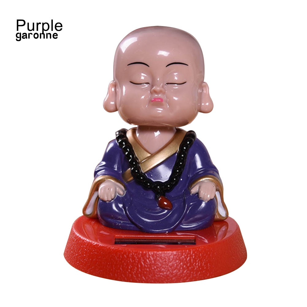 Mô Hình Đồ Chơi Chú Tiểu Hoạt Hình Sử Dụng Năng Lượng Mặt Trời Trang Trí Xe Hơi