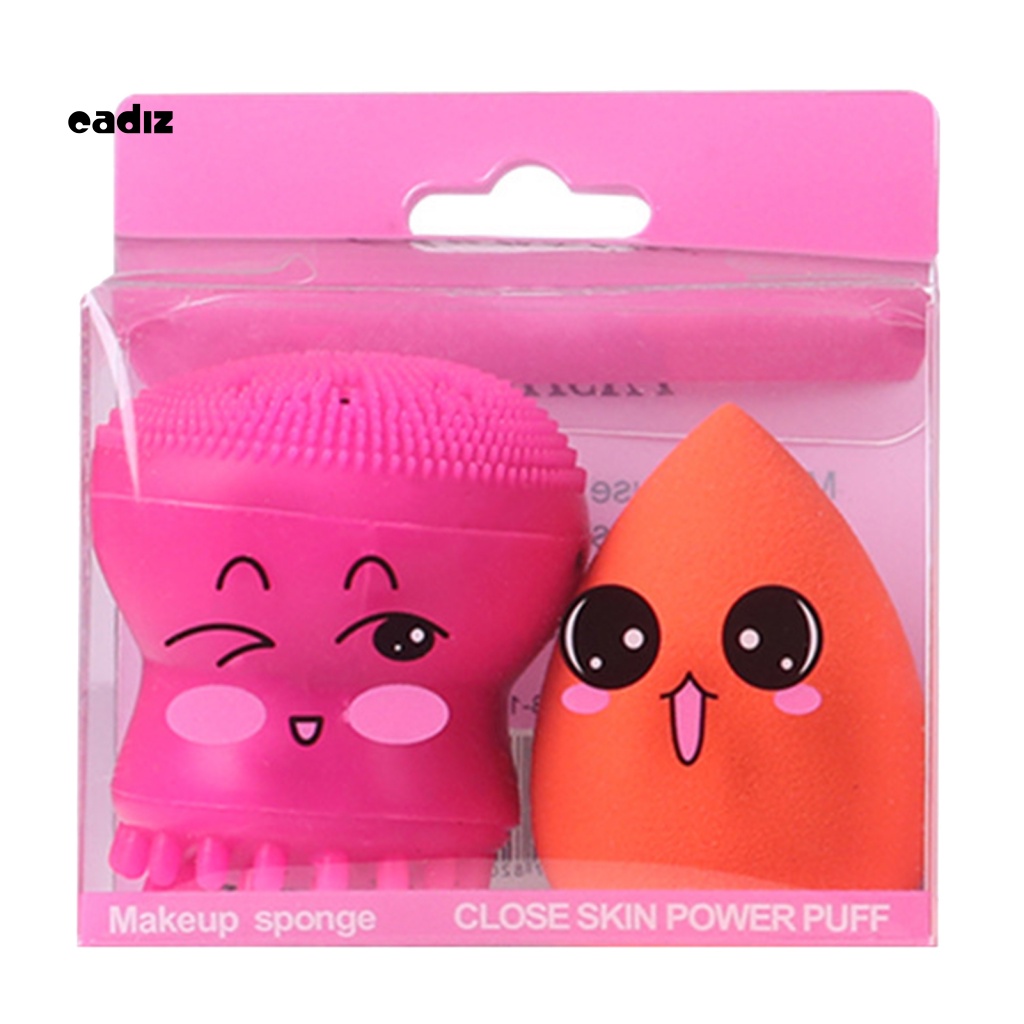 Cọ Rửa Mặt Bằng Silicon Mềm Hình Bạch Tuộc Cho Học Sinh