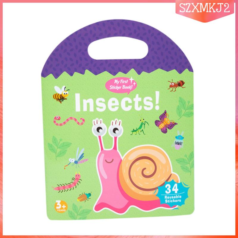 Sách Dán Tĩnh Điện Có Thể Tái Sử Dụng Giáo Dục Sớm Cho Bé szxmkj2