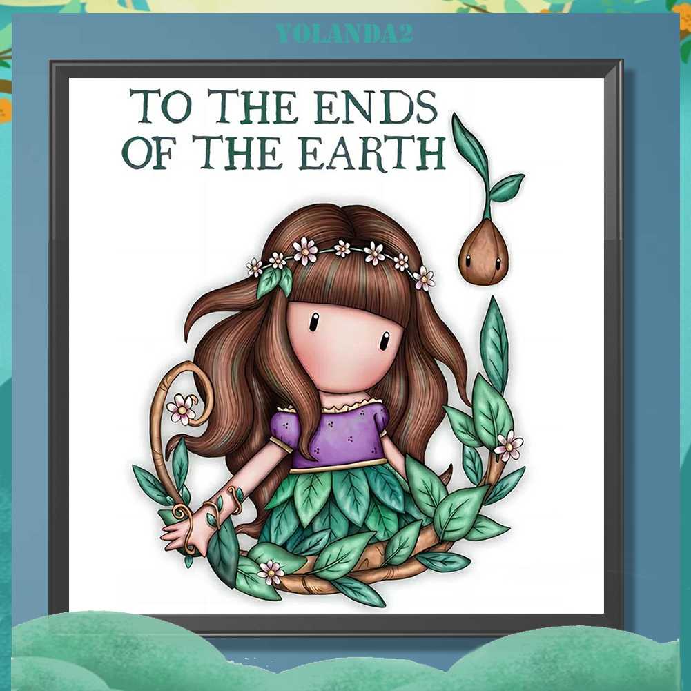 Tranh Đính Đá Kim Cương Toàn Bộ 5D DIY Hình Búp Bê