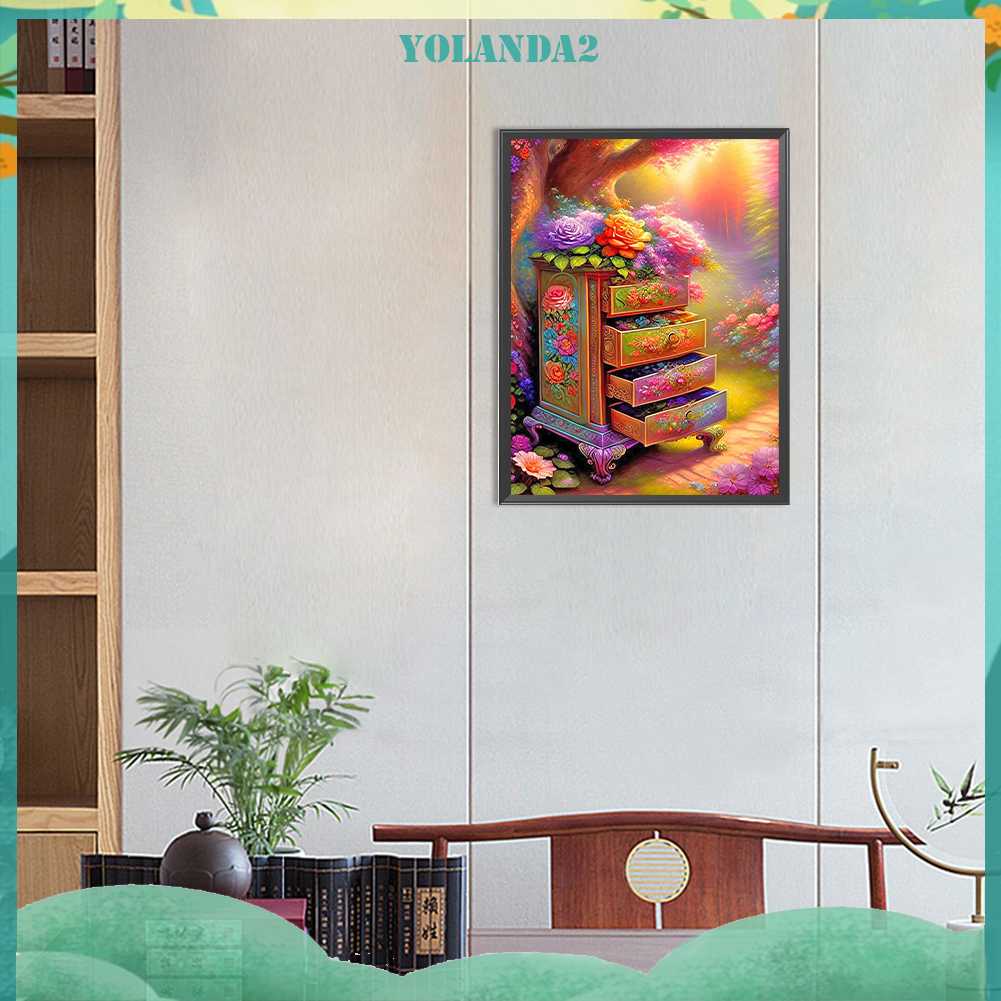 Tranh Đính Đá Kim Cương Toàn Bộ 5D DIY Hình Vẽ Trừu Tượng Trang Trí Nhà Cửa