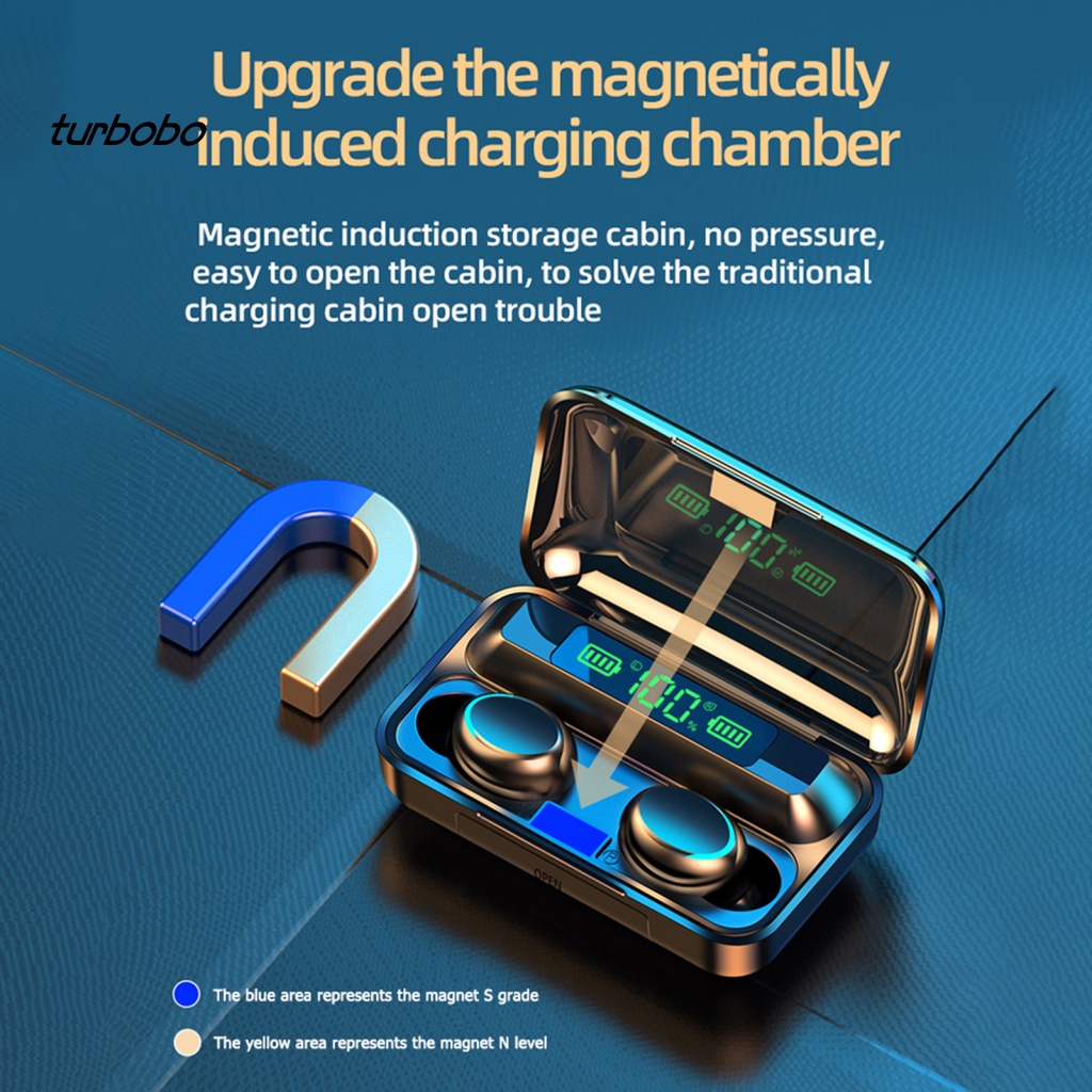 Tai Nghe Nhét Tai Không Dây F9-36 Bluetooth 5.0 Âm Thanh Nổi Màn Hình LED Chống Ồn Chất Lượng Cao