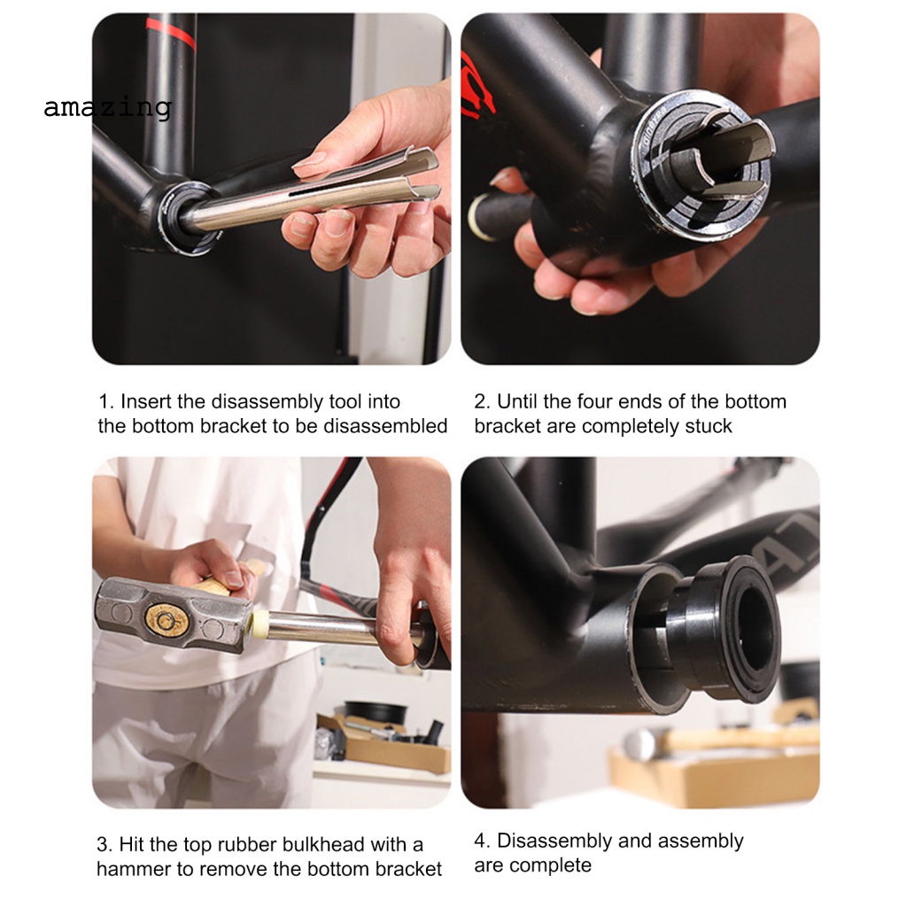 Dụng Cụ Tháo Gỡ Vòng Bi Xe Đạp Bằng Thép Không Gỉ Chống Rỉ Có Thể Điều Chỉnh