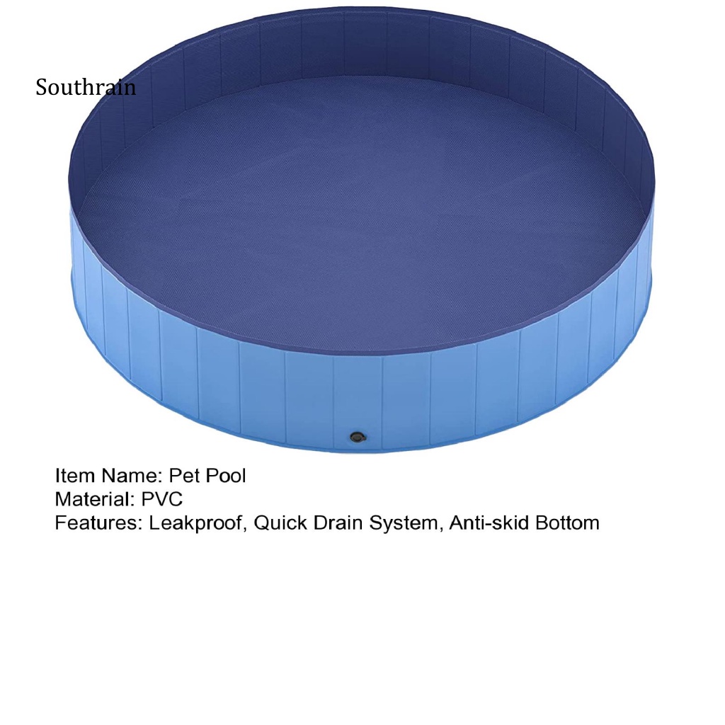 Bể bơi Trong Nhà / Ngoài Trời Cho Thú Cưng Chống Trượt Có Thể Gấp Gọn