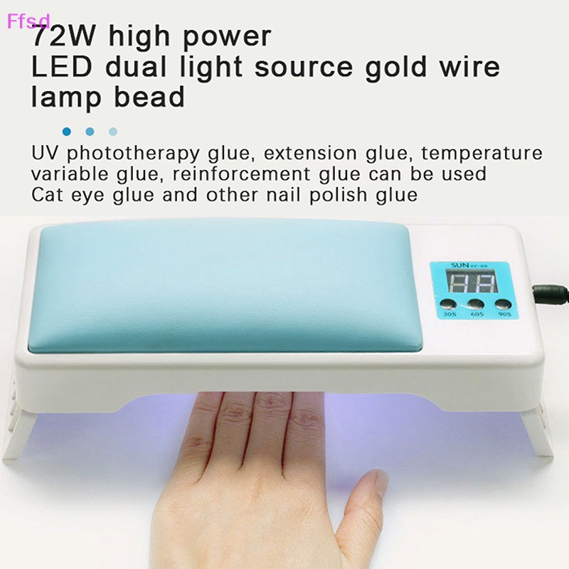 Máy Sấy Khô Móng Tay 24 Bóng Led 72w EU US 2 Trong 1 Có Thể Gập Lại Tiện Dụng
