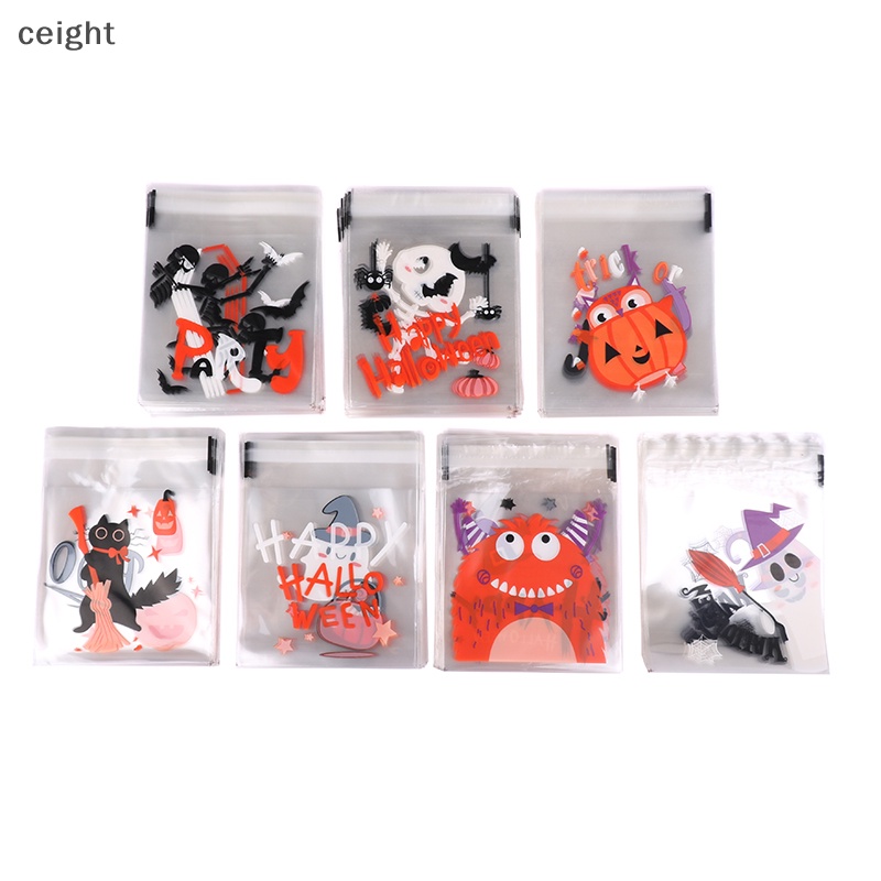 Set 100 Túi Đựng Kẹo Trang Trí Halloween