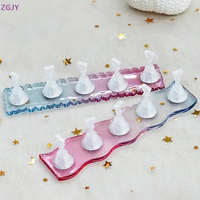 Giá Trưng Bày Móng Tay Giả Từ Tính Bằng Acrylic Mới