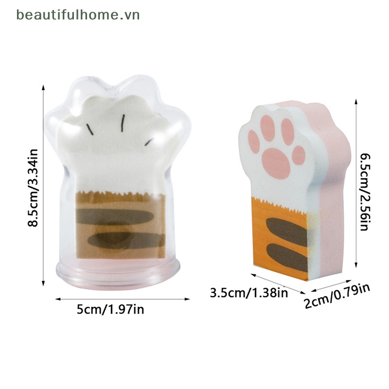 Mút Trang Điểm Hình Móng Vuốt Mèo Dễ Thương