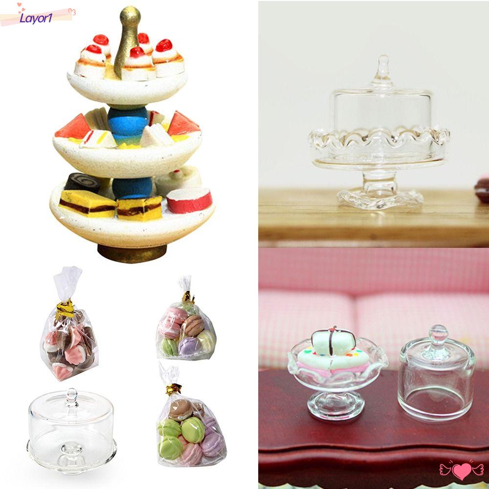 Lon Kẹo / Món Tráng Miệng 1 Ngăn Trang Trí Nhà Búp Bê