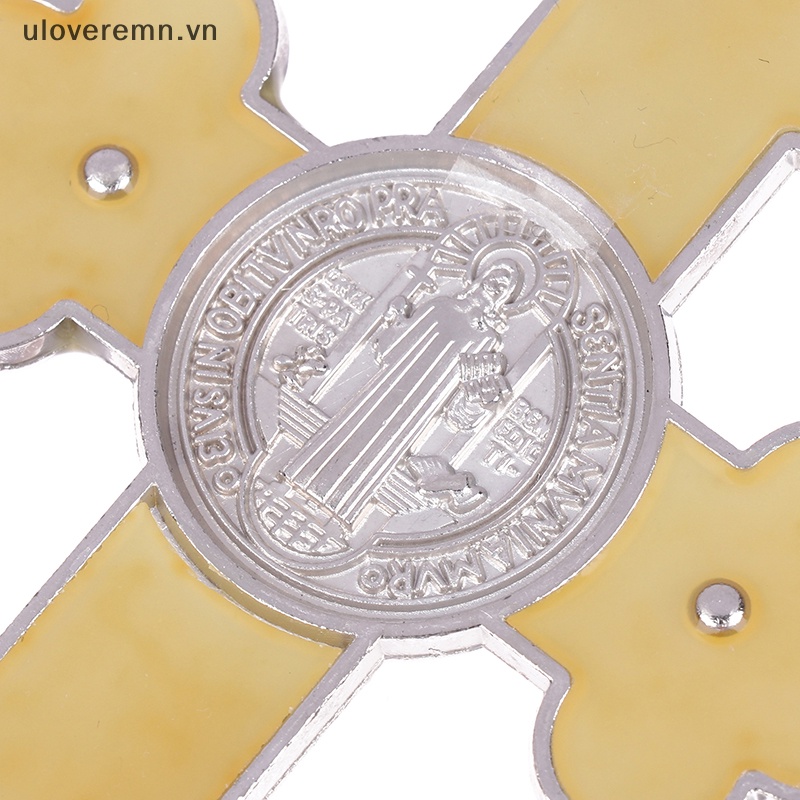 Uloveremn Móc Khóa Hình Thánh Giá Bằng Kim Loại Phát Sáng Dành Cho Nam Nữ