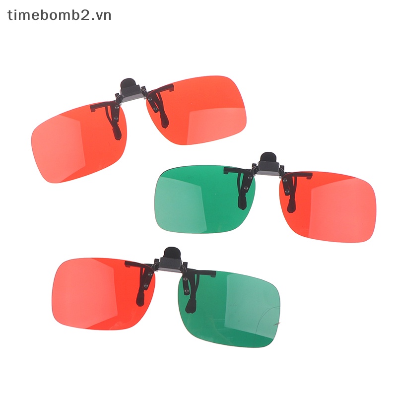 1x Kính Râm Chỉnh Sửa Tư Thế Kẹp Có Thể Gập Lại Màu Xanh Lá / Đỏ Dành Cho Trẻ Em