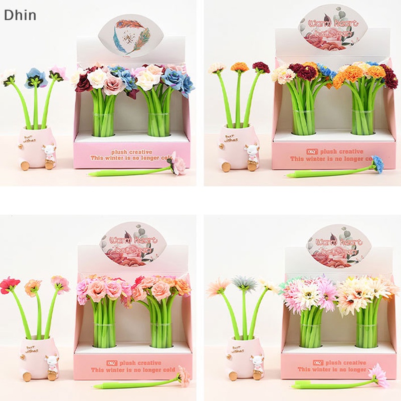 Bút Bi Silicon Mềm Hình Hoa Màu Sắc Ngẫu Nhiên