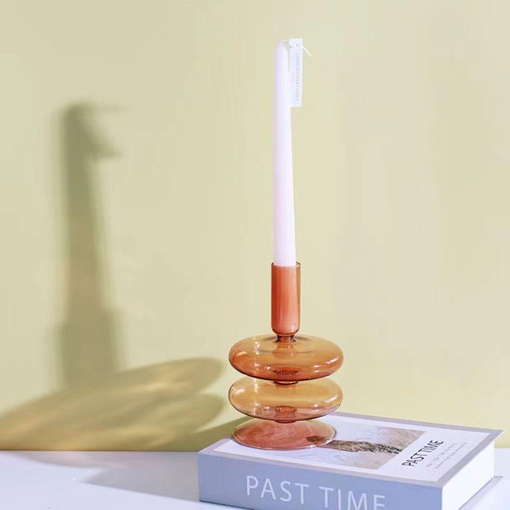 Aaron1 Bình Hoa Thủy Tinh Một Lớp Hình Cầu Phong Cách Bắc Âu