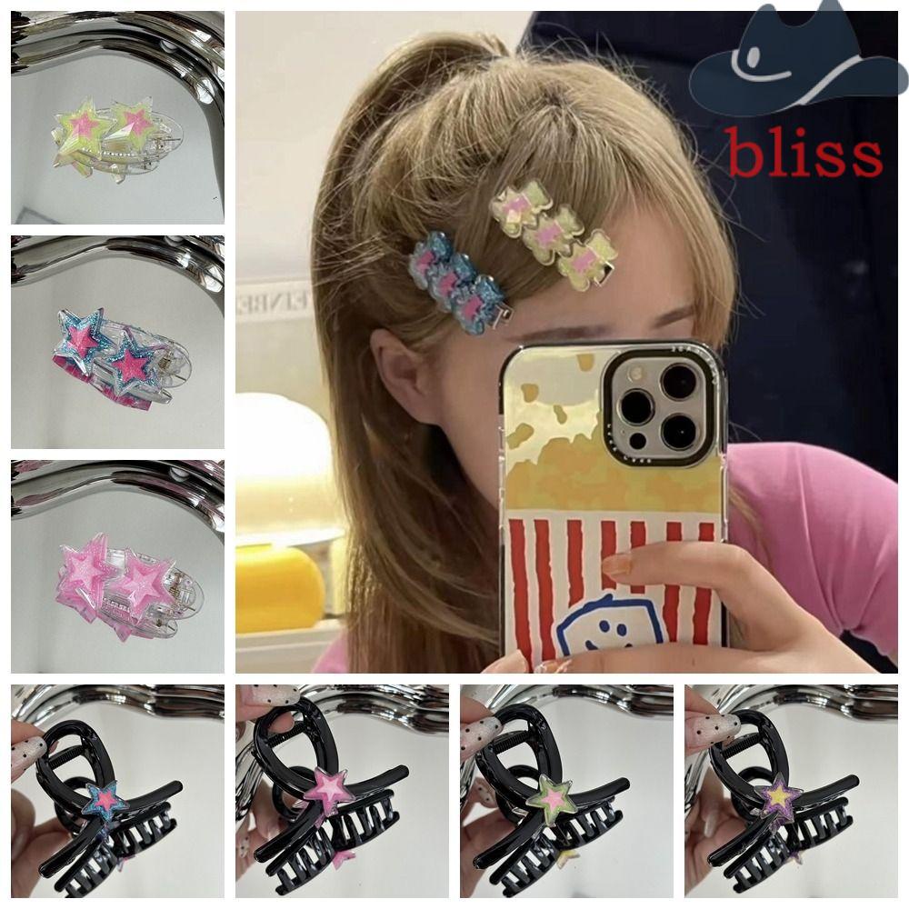 Kẹp Tóc Hình Ngôi Sao Hoạt Hình Phong Cách Harajuku Hàn Quốc Cho Nữ