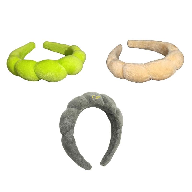 Băng Đô Bện Sợi Xốp Thấm Mồ Hôi Dùng Rửa Mặt / Tập Yoga