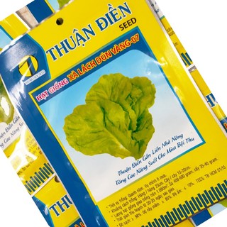 Hạt giống thuận điền - xà lách dún vàng - 07, rau xanh