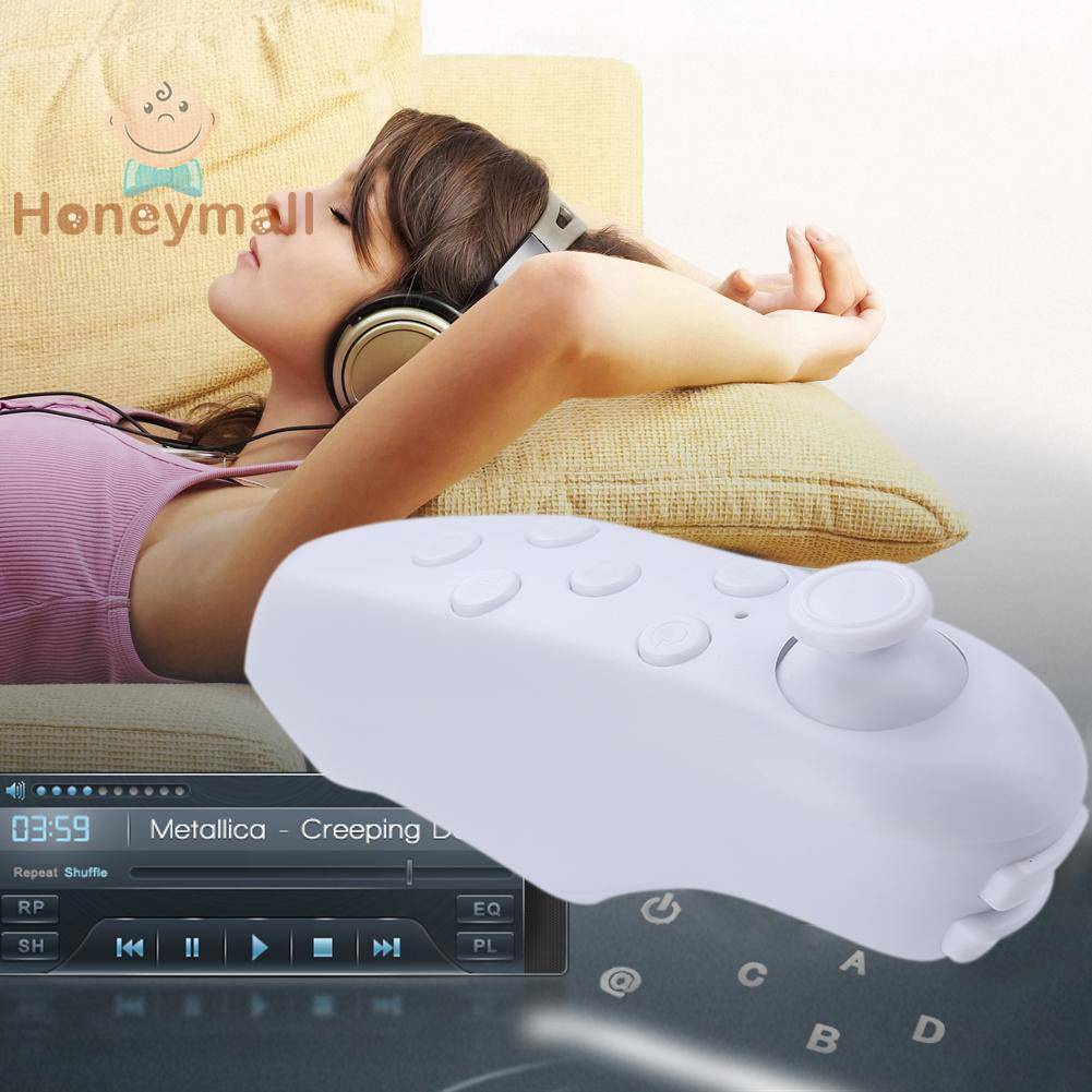 Tay Cầm Chơi Game Bluetooth ABS Màu Xanh Lá Cây Cho Android iOS VR Mobile Game (Đen) Điều Khiển Từ Xa 300 Giờ