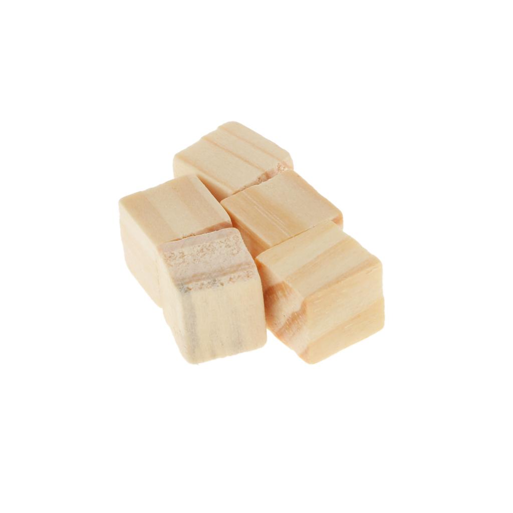 Set 50 Viên Gỗ Vuông 10x10mm 11