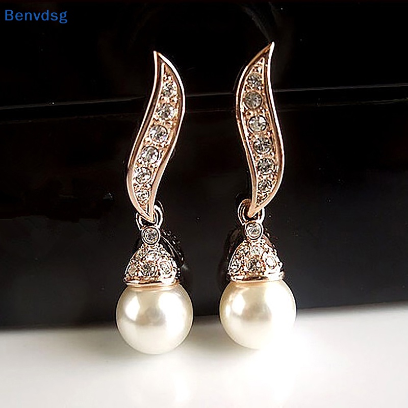 Benvdsg > Bộ Trang Sức Ngọc Trai Lớn Thanh Lịch Và Bông Tai Thời Trang Cho Cô Dâu