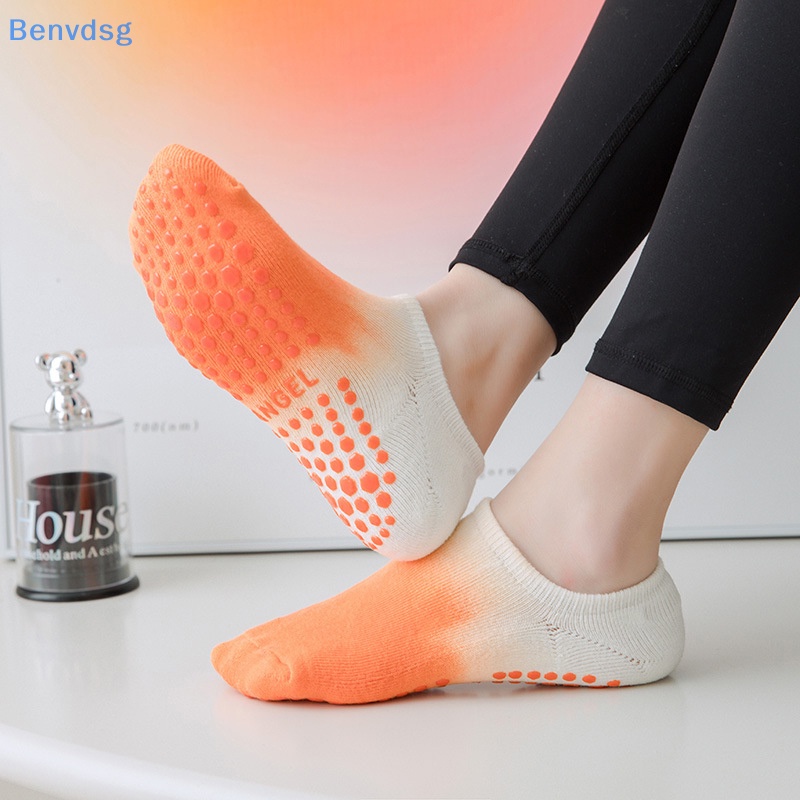 Vớ Cotton Màu Nhuộm Gradient Chống Trượt Thoáng Khí Thời Trang Cho Trẻ Em